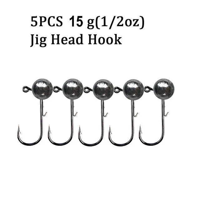 5pcs 15g fishhook