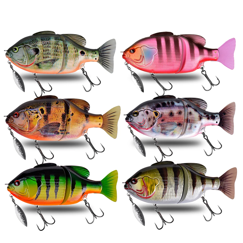 Señuelo de pesca para Lucio flotante Swimbait cebo articulado 120mm 50g 140mm 75g cebo articulado con Spinner Swimbaits señuelo de pesca de lubina - imagen 2
