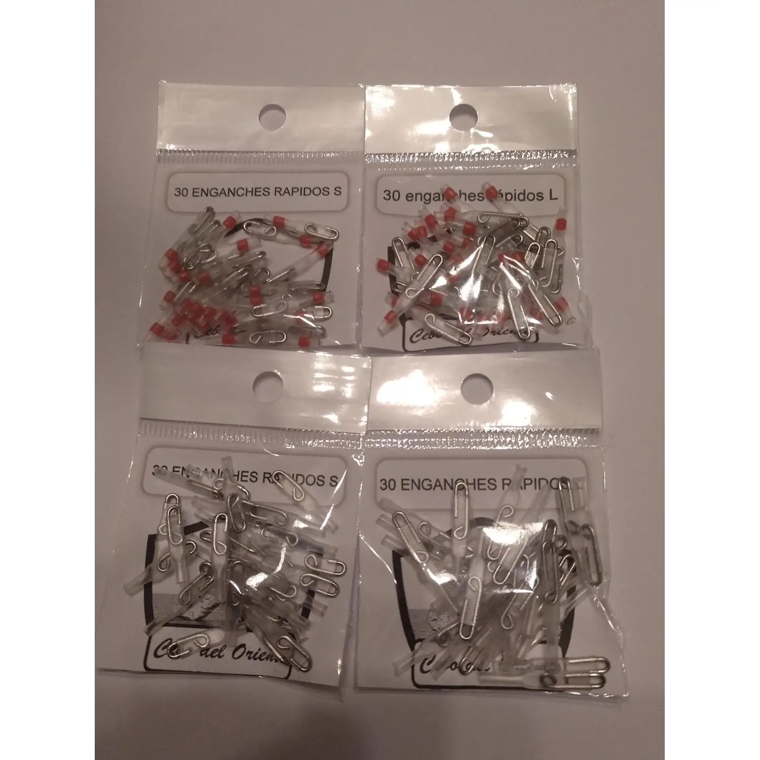 100 Enganches rapidos CEBO DEL ORIENTE para surfcasting-barco-rockfishing -tubo más fuerte mejorado!!! anilla cerrada - imagen 2