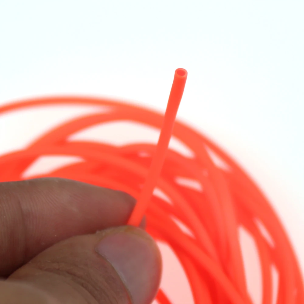 Bimoo-tubo elástico de película fina de 2mm para pesca de carpas, Material de atado de moscas Sabiki, piel de Ninfa, 4 m/paquete - imagen 3