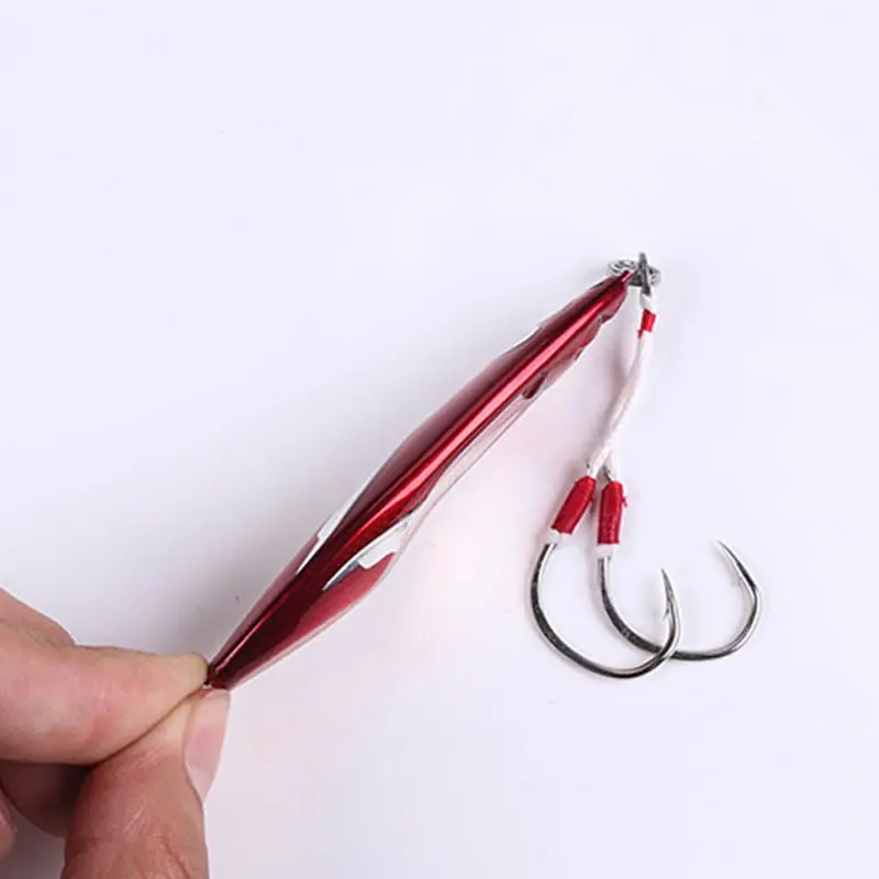 Jigging lento de metal para pesca, Señuelos falsos de 40g, 60g, 80g, 100g, láser para agua salada - imagen 4