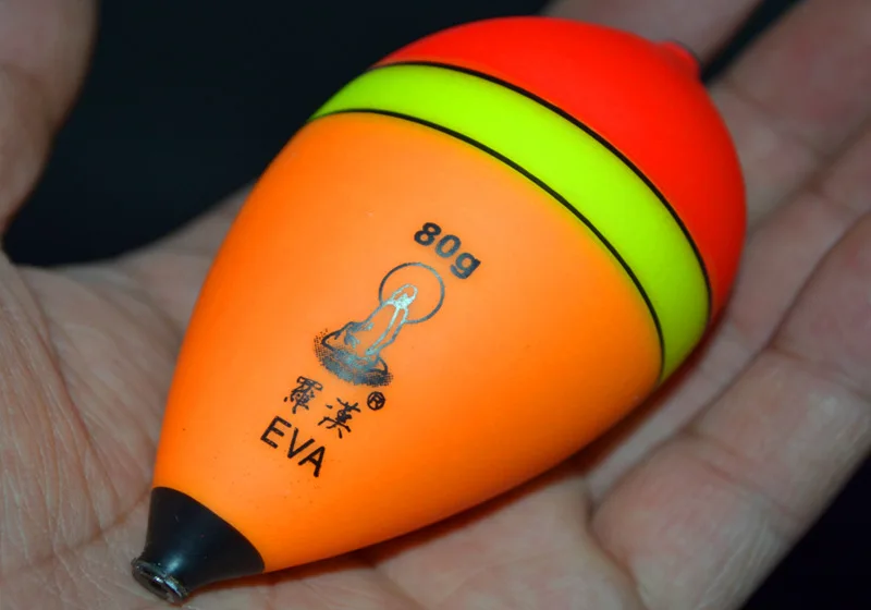 Flotador de pesca de lubina grande, bolas flotantes de EVA, boya de pez de roca oceánica de 20-100g de largo fundido Apopyu, 1 pieza en venta - imagen 2