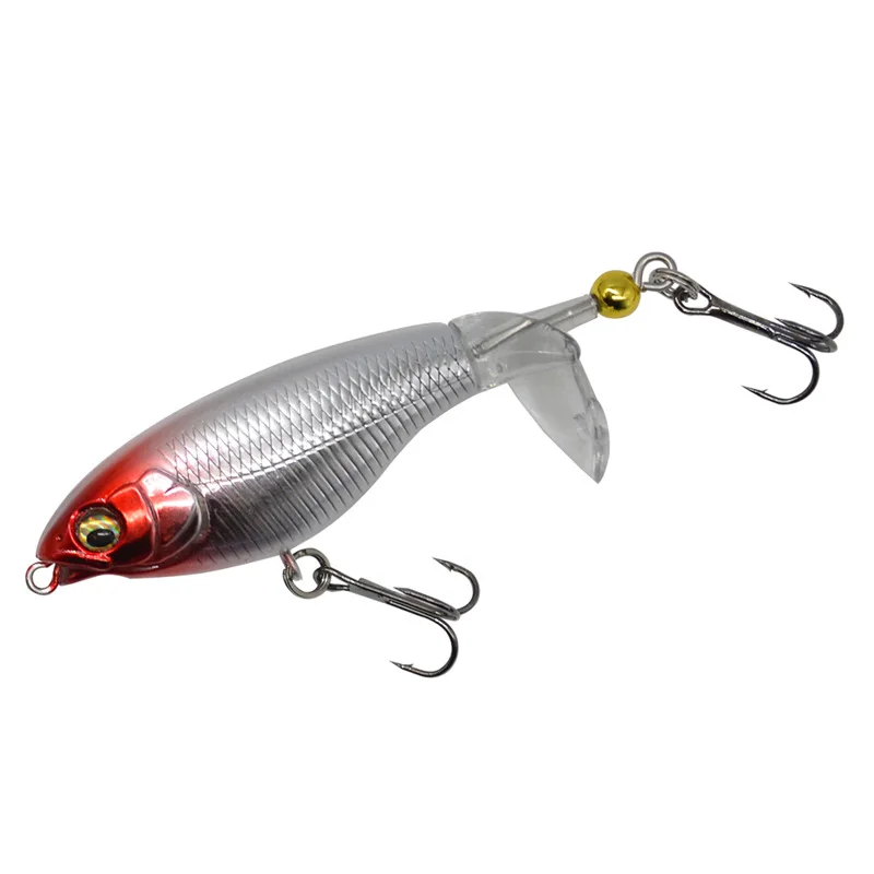 Señuelo de pesca para Tractor Topwater, hélice, flotador, lápiz, señuelos artificiales, cebo duro, océano, fundición larga, 1 pieza, venta - imagen 4