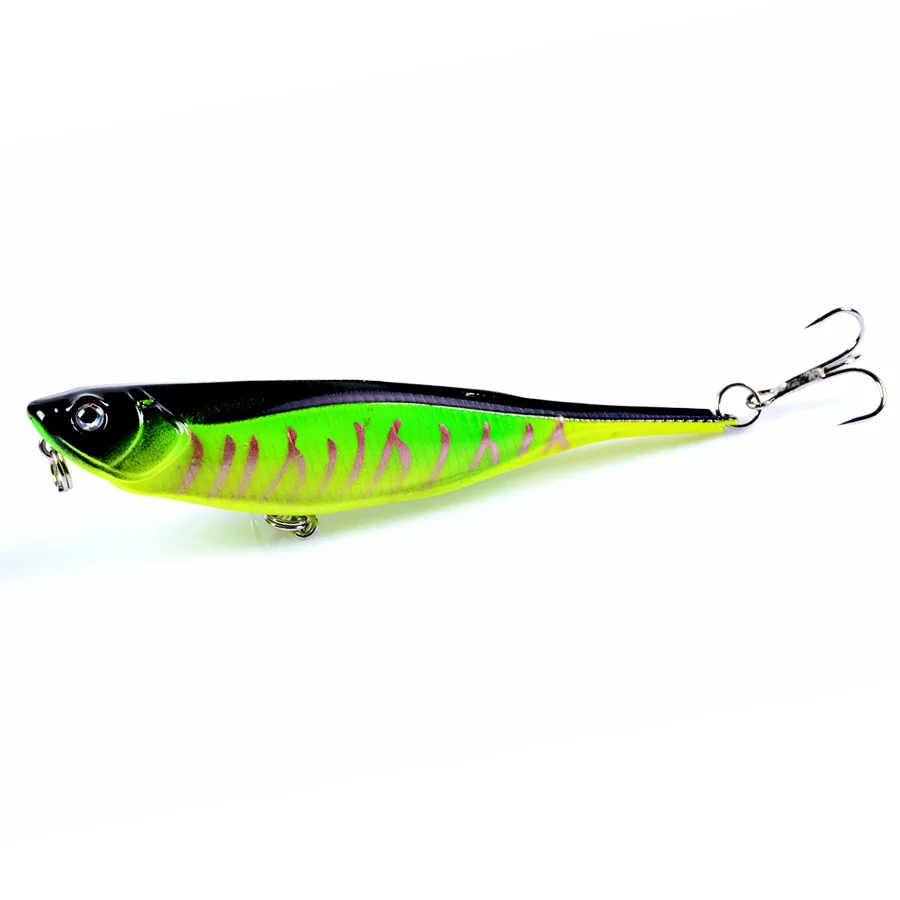 Topwater-Andador de superficie de lápiz, Señuelos de Pesca, andador, Crankbaits, Walk The Dog, cebo duro de lubina, Wobblers artificiales para aparejos de pesca - imagen 4