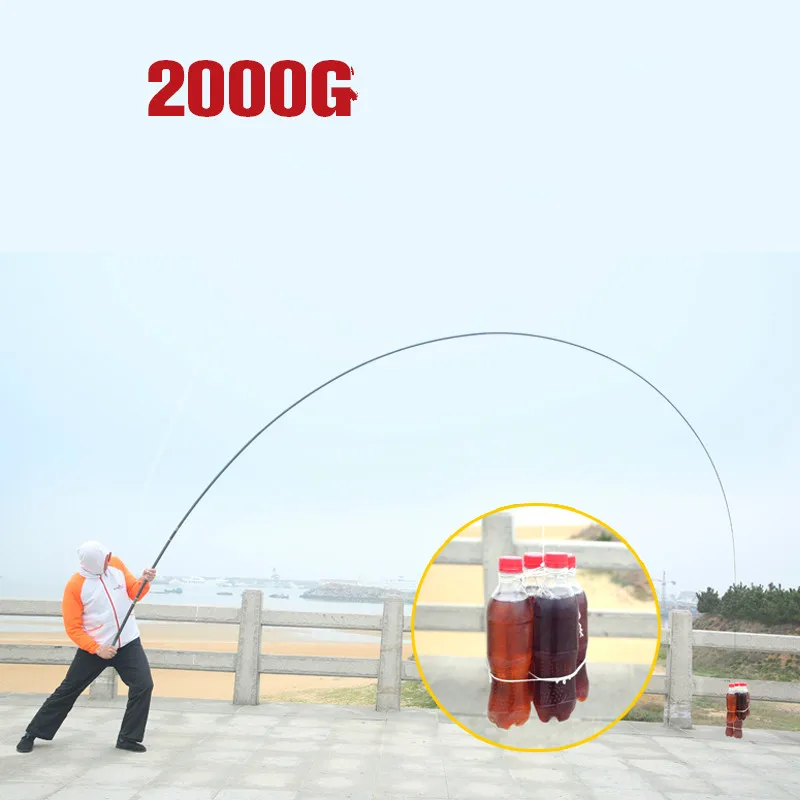 Caña De pescar telescópica superligera y dura, caña De mano potente De 7,2 m-15m, Olta, carbono, Taiwán, Wedkarstwo, Peceh, carpa, Angeln, Vara De Pesca - imagen 5