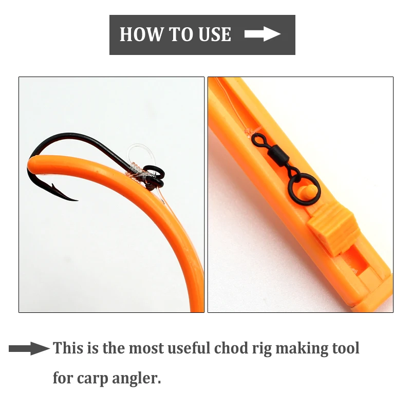 Aparejos de pesca de carpa, herramienta de aparejo Chod para cuentas Chod, aparejos de helicópteros, cuentas, pesca de carpa, Zig Rig, sistema de seguridad Chod - imagen 5