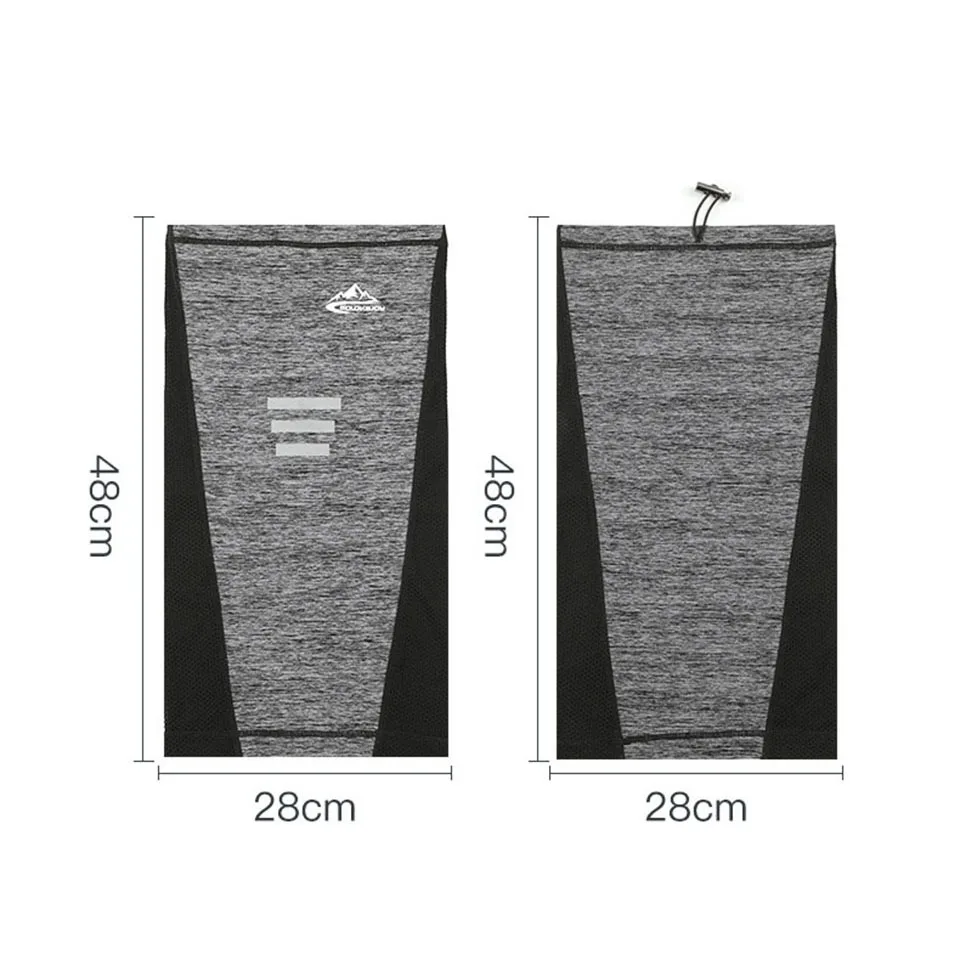 Máscara de pesca con protección solar UV, protector solar de seda de hielo, transpirable, sin relleno, de secado rápido - imagen 4