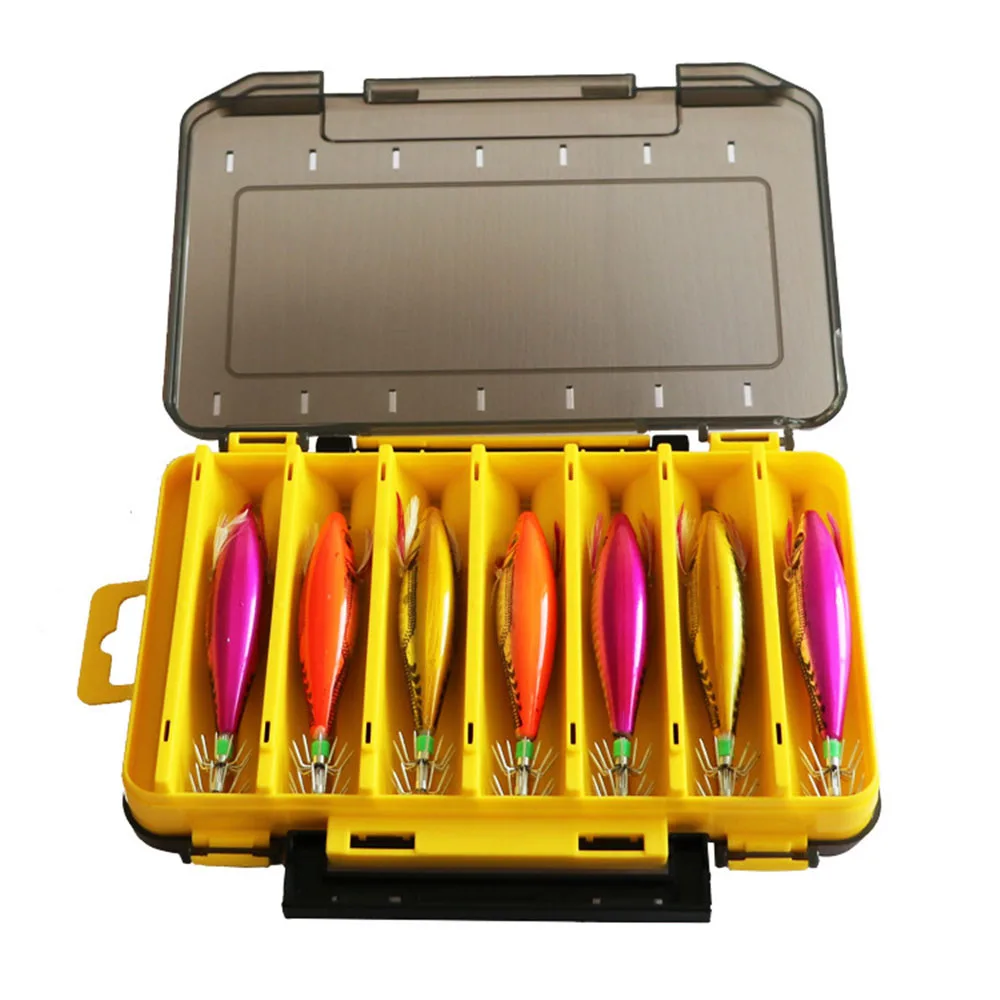 Caja de almacenamiento de cebo de pesca de gran capacidad, 12 y 14 habitaciones, caja de cebo de pesca de doble capa, caja de almacenamiento de aparejos de pesca multirejilla portátil - imagen 3