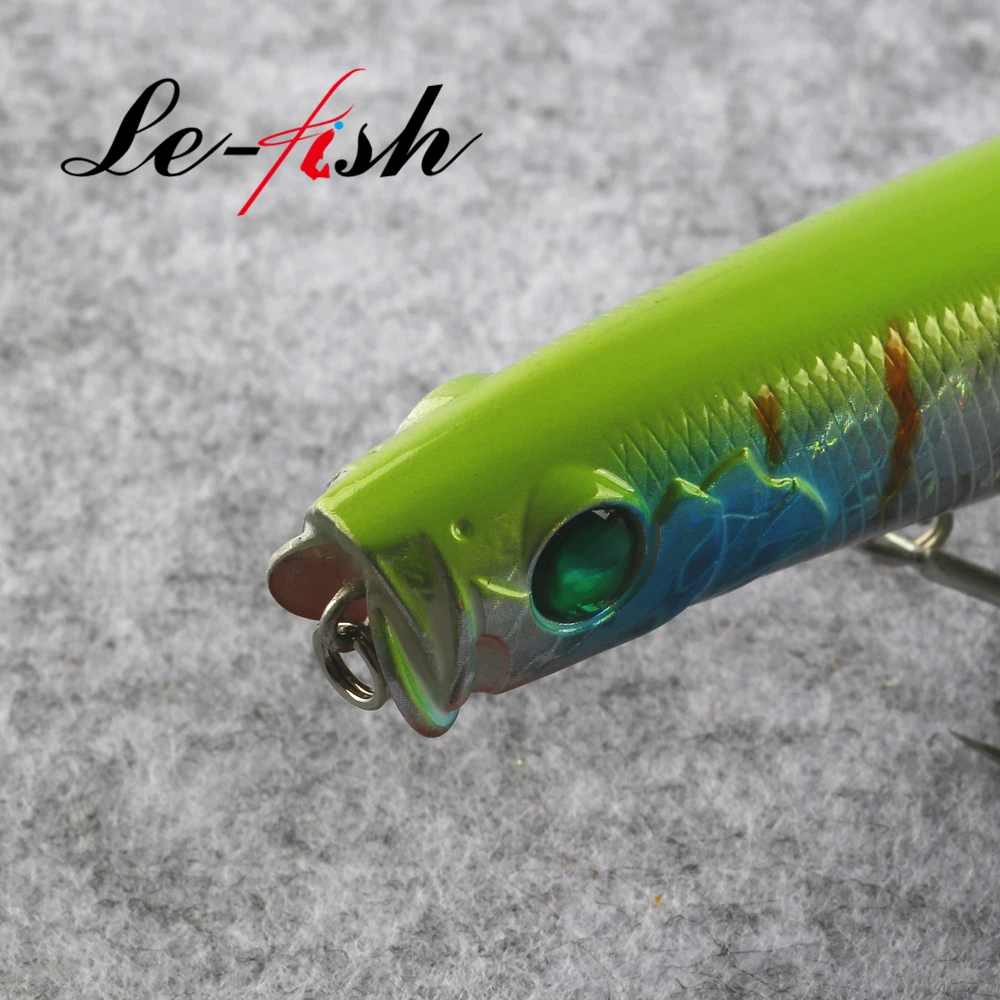 Le-fish-señuelo de lápiz flotante para Pesca, cebo de lubina para caminar con perros, 130mm, 24g, superficie en Zig Zag, largo fundido, 1 unidad - imagen 3