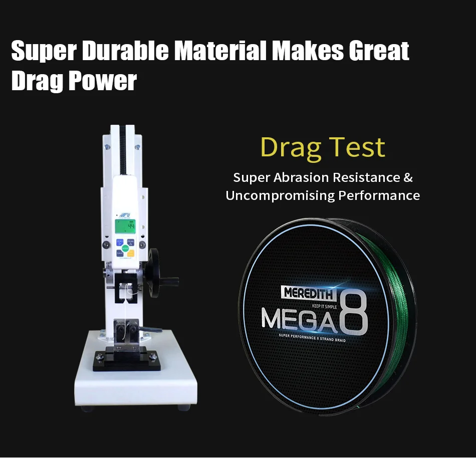 Comparación de diámetros de línea MEREDITH