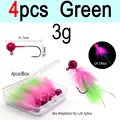 3g Green 4pcs