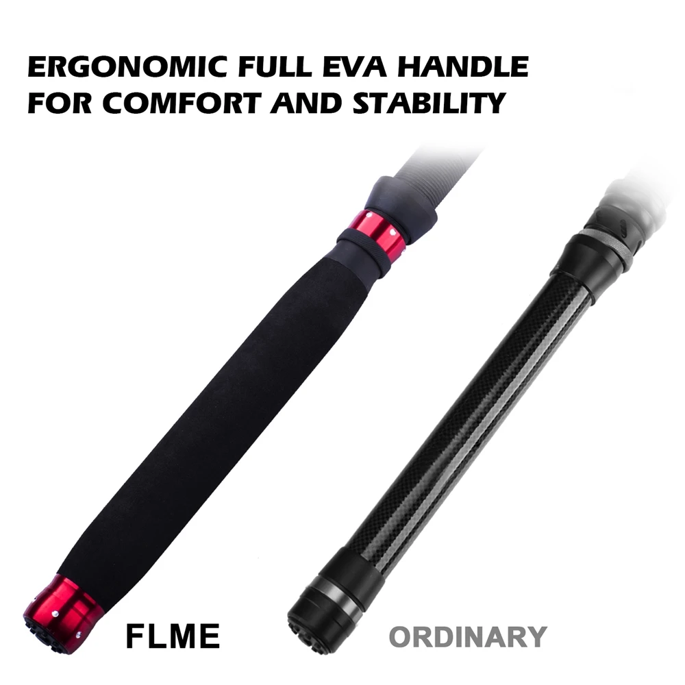 Caña de pescar telescópica Goture FLAME 1,8 m 2,1 m 2,4 m 2,7 m 3,0 m, caña de viaje alimentadora, caña de pescar de agua dulce y salada para carpa y Lucio - imagen 5