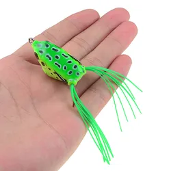 Señuelo Rana Topwater blando POETRYYI con ojos 3D