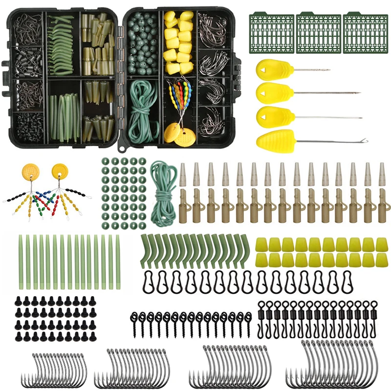 Caja completa del kit de aparejos de pesca de carpa easy catch