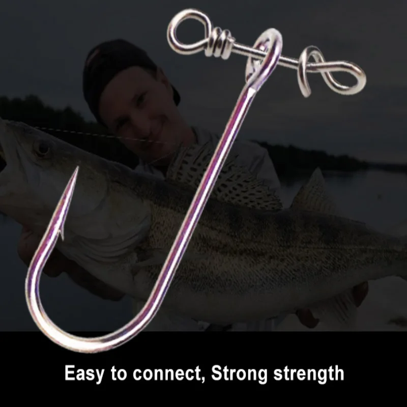 ESFISHING 30 Uds bloqueo rápido Snap Pesca conector anzuelo señuelo aparejos Pesca accesorios de Pesca - imagen 4