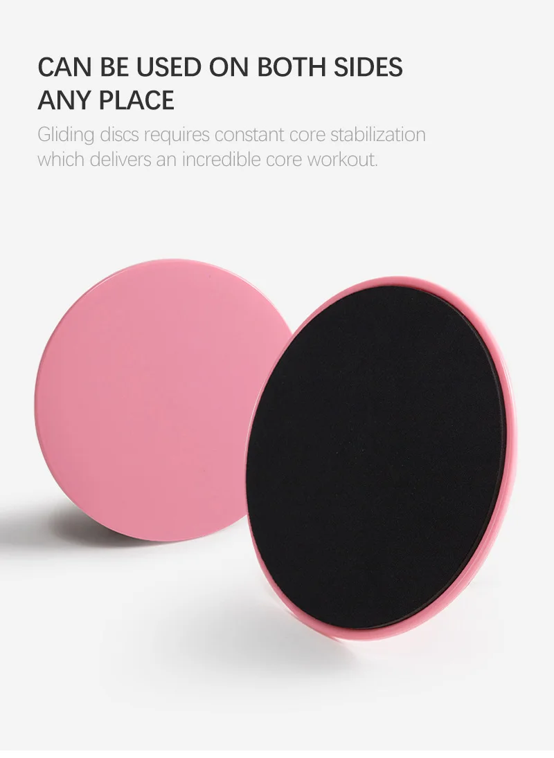 Se muestra un disco rosado y negro en un fondo blanco.