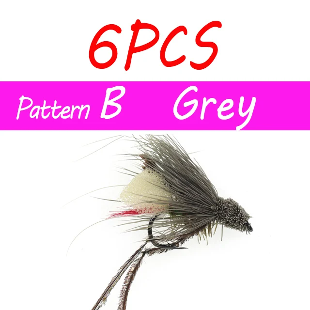 6PCS B Grey