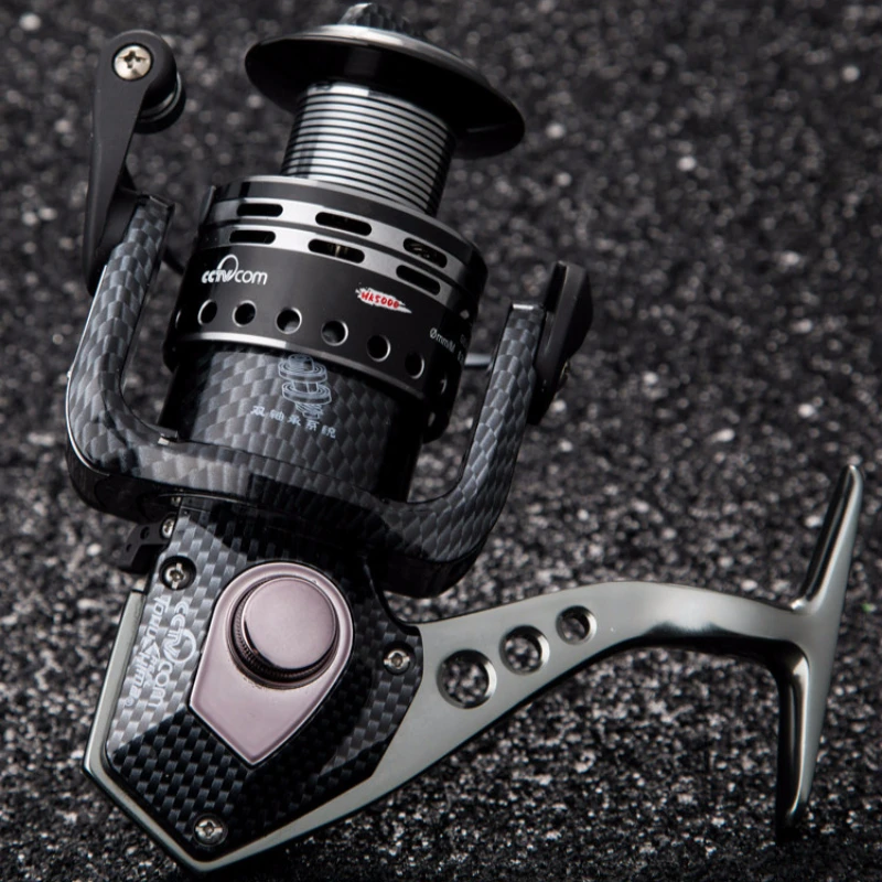 Rueda de Pesca giratoria, carrete de Pesca con copa de alambre de Matel completo, de caña larga de mar fundido, 14 ejes - imagen 5