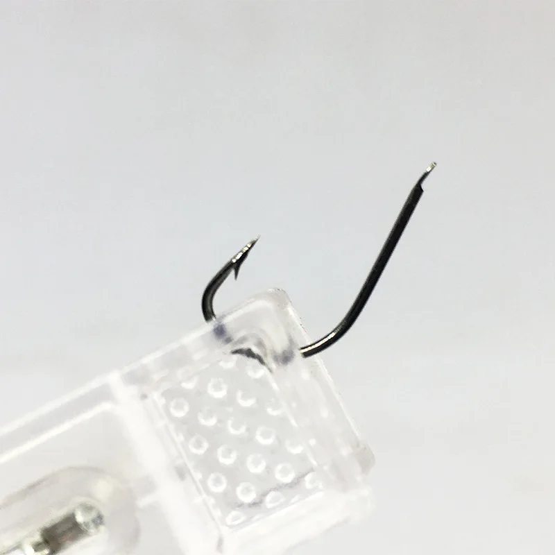 Anzuelos al por mayor a granel, 10000 unids/lote, anzuelo de pescado con púas de cabeza plana, aparejos de Pesca de carpa cruciana de acero rico en carbono - imagen 5