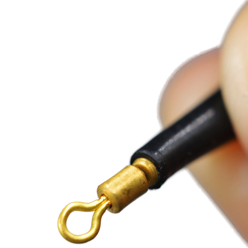 MNFT-asiento flotante para pesca de derrape, 60 piezas, cabeza de cobre, boya de goma, asiento de rotación, 3 tamaños, accesorio - imagen 5