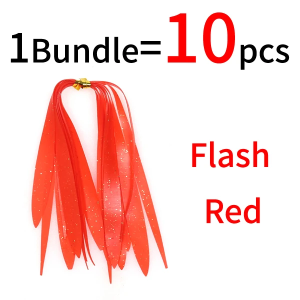 10pcs flash red
