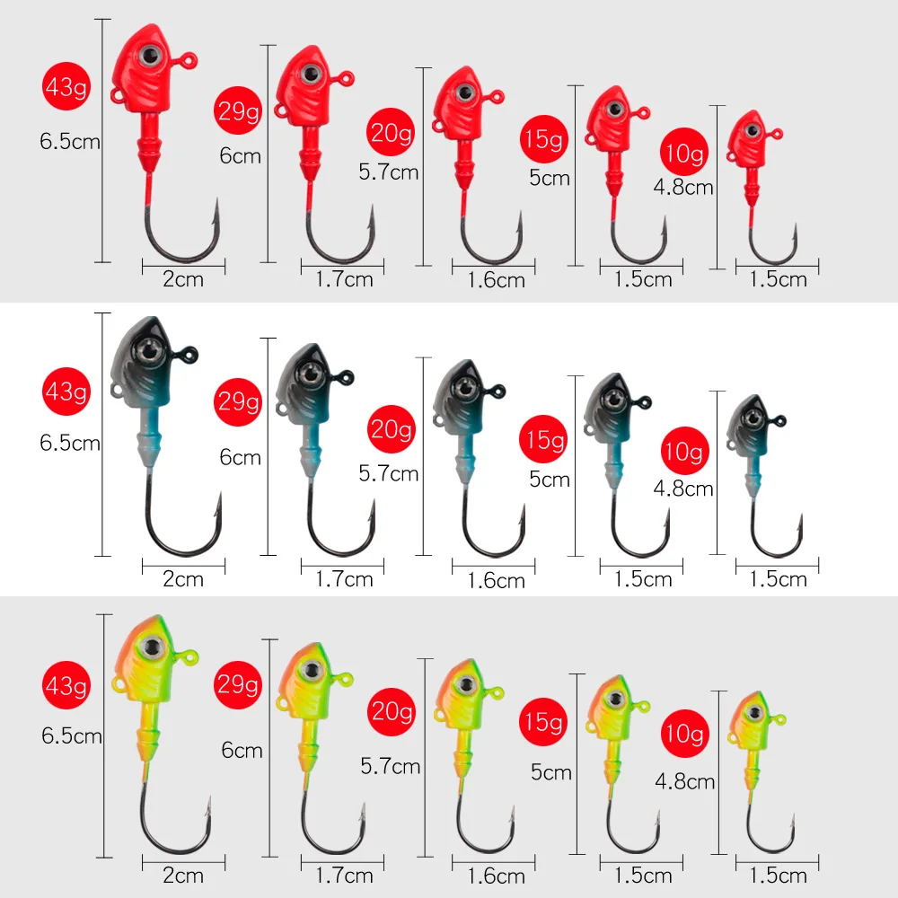 Jig head plomo varenal para pesca vertical en agua profunda - imagen 5