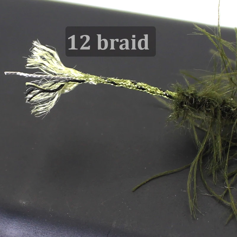 Leaders Leadcore con efecto de hierba de 5m para aparejos de carpa, aparejos de helicópteros, aparejos de sedal de pesca de carpa de 35LB y 45LB - imagen 3