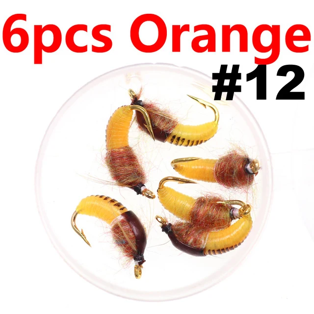 6PCS Orange 12