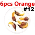6PCS Orange 12