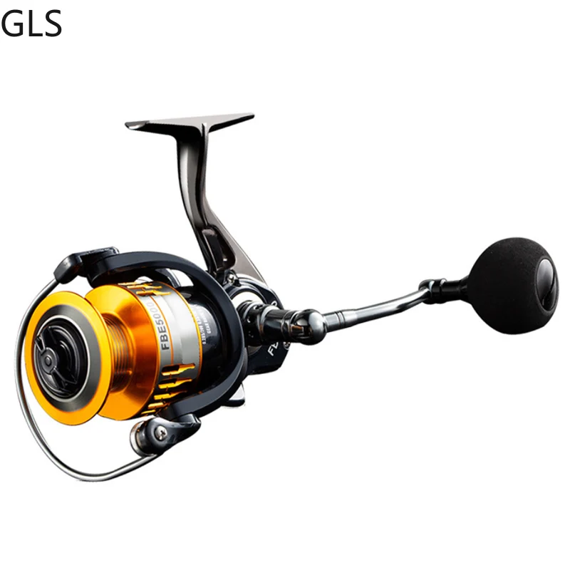 GLS nuevo cuerpo parcial de aleación de aluminio relación de engranaje de rueda giratoria duradera 5,0: 1/4, 7:1, carrete de pesca basculante de Metal resistente a la corrosión - imagen 5