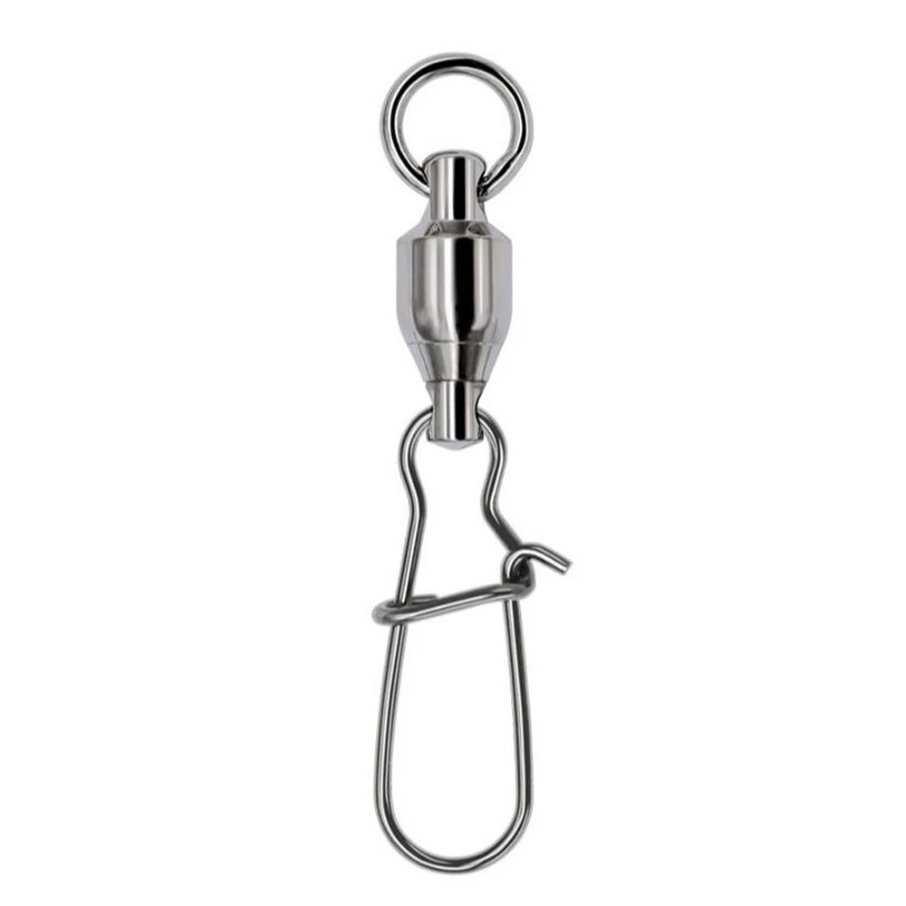 DNDYUJU, giratorios de pesca de acero inoxidable, rodamiento de bolas a presión, giratorios para pesca en el mar, broches, conector de señuelo, accesorios de pesca - imagen 3