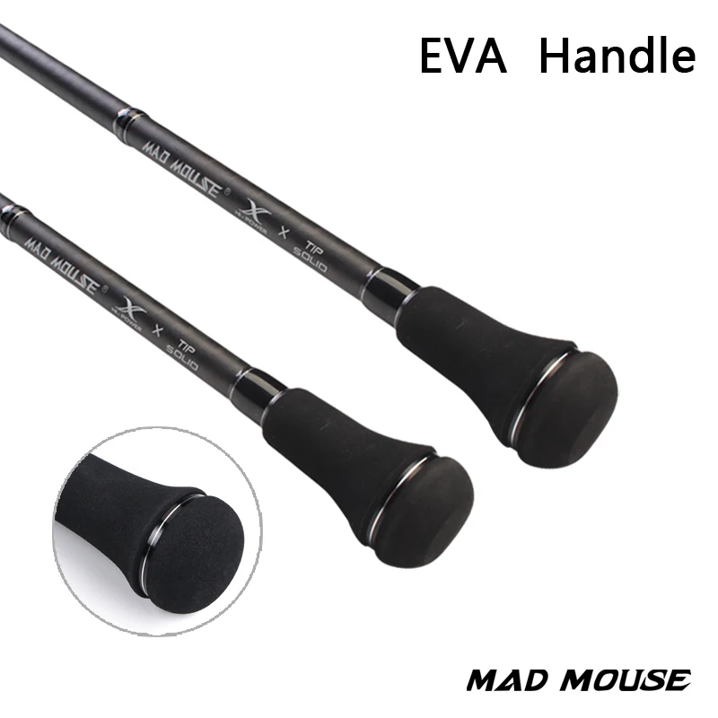 MADMOUSE Bambluz-caña de pescar portátil de 3 secciones, caña de Jigging lento de 1,9 m, piezas Fuji, caña de pescar de fundición y Spinning, caña de pescar de calidad japonesa - imagen 5