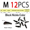 12pcs Black M