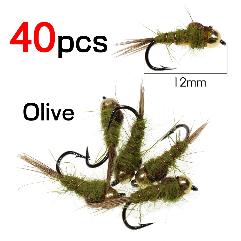 40pcs olive
