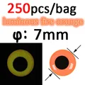 250pcs fire org 7mm