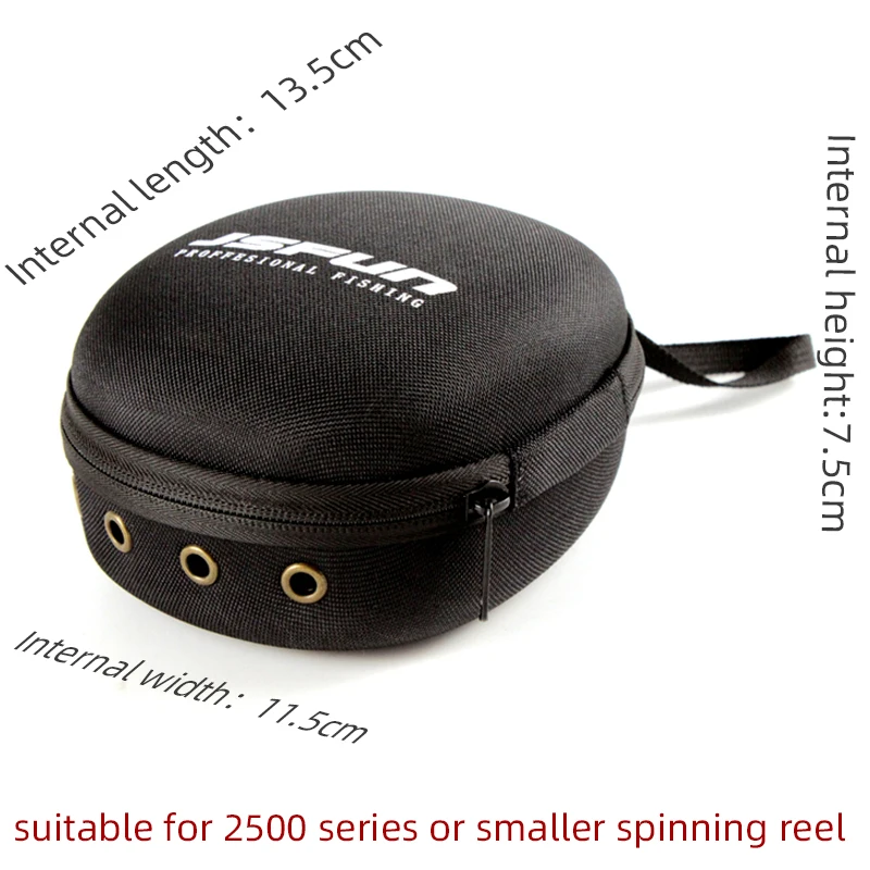 Un estuche negro con un logotipo