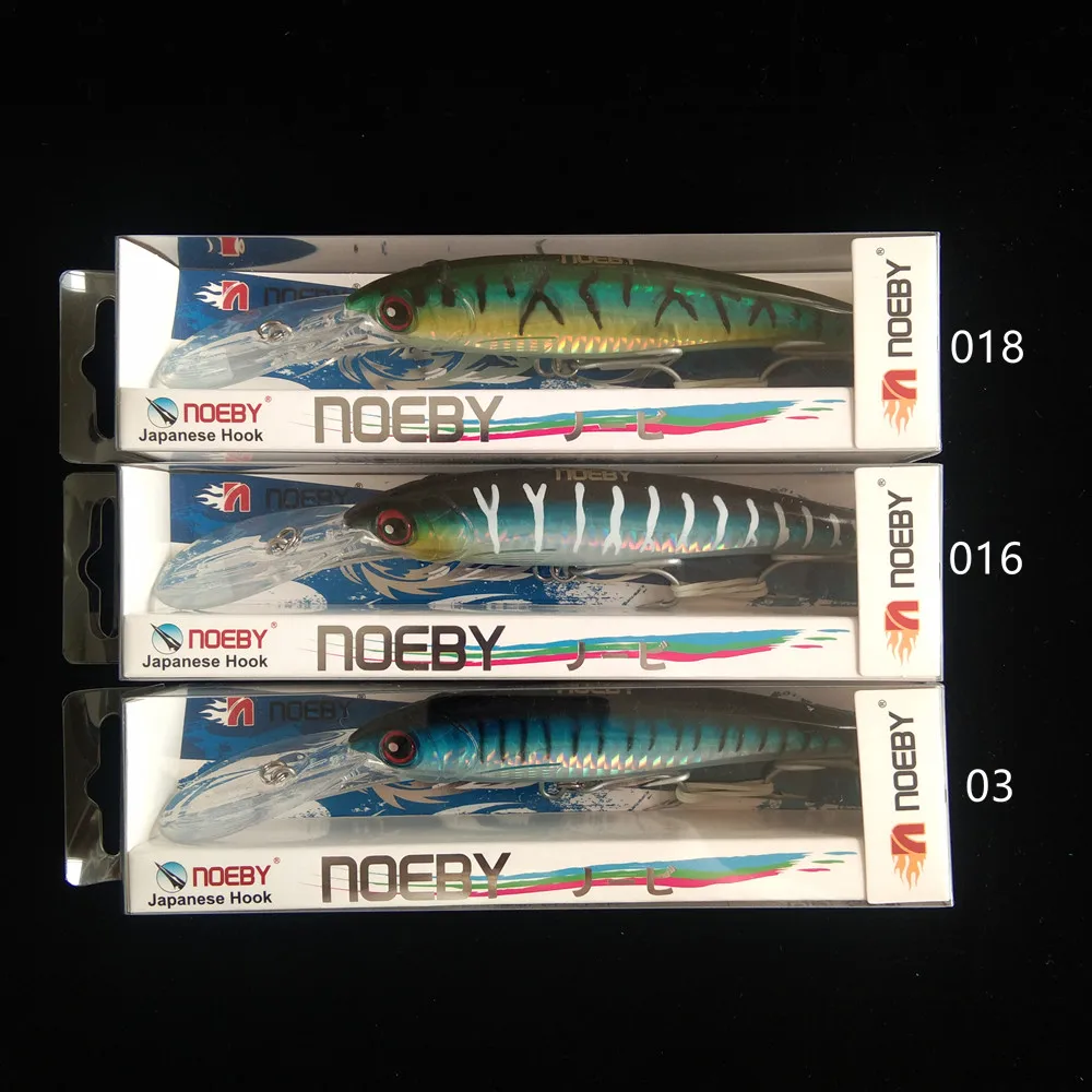 Noeby, 1 unidad, 16cm/73g, 14cm/52g, 12cm/32g, señuelo de pececillo de pesca, cebo Artificial duro, aparejos de pesca, pececillo de wobbler - imagen 3