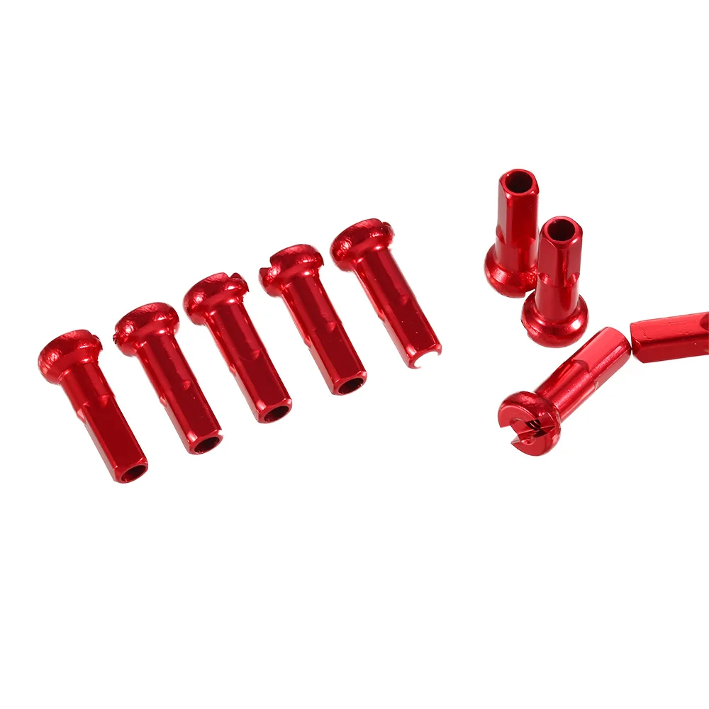 Niples de radios para rueda de bicicleta de montaña, Multicolor, aleación de aluminio anodizado, 14mm, 10 unidades - imagen 5