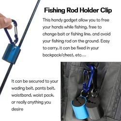 Cinturón Portacañas Bimoo – Soporte cintura para pesca mosca