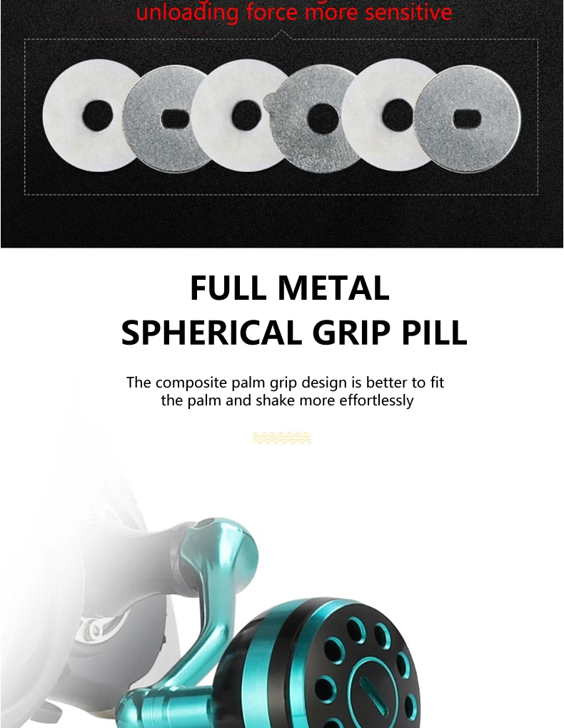 Experiencia Mayor Grip y Precision con nuestro diseño de agarre esférico de metal completo