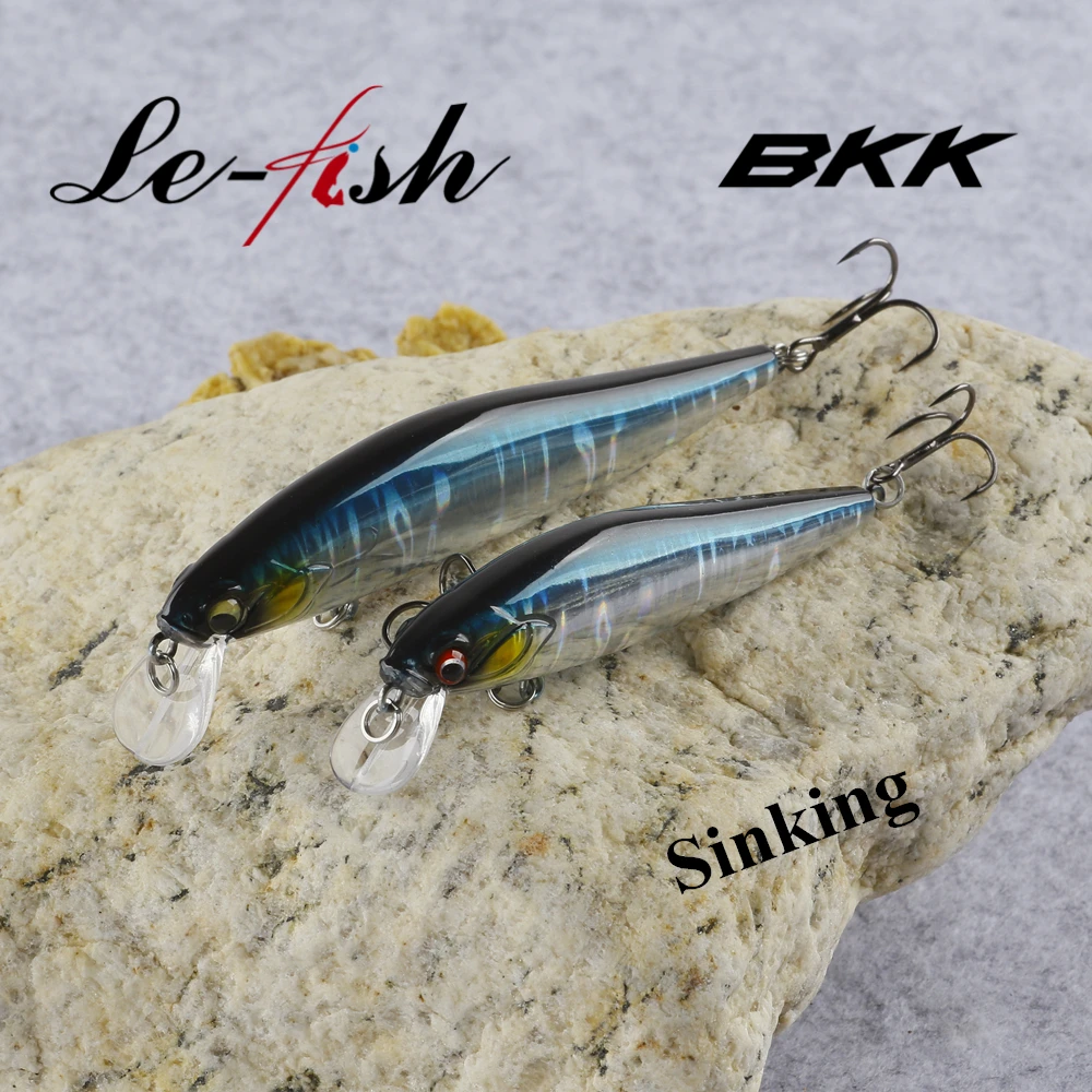 Le fish 100mm 13,5g 80mm 10,5g modelo caliente Señuelos de pesca cebo duro minnow calidad profesional minnow