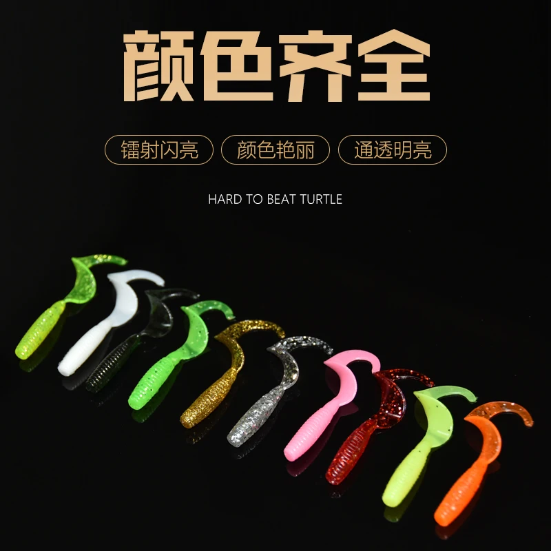 Cebo de gusano de silicona suave de 12 o 20 piezas para aparejos de pesca, cebo de gusano de gusano de 7cm o 6cm con cebo suave Luya - imagen 3