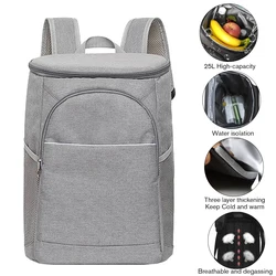 Mochila térmica aislante de 18l, bolsa impermeable para Picnic, Camping