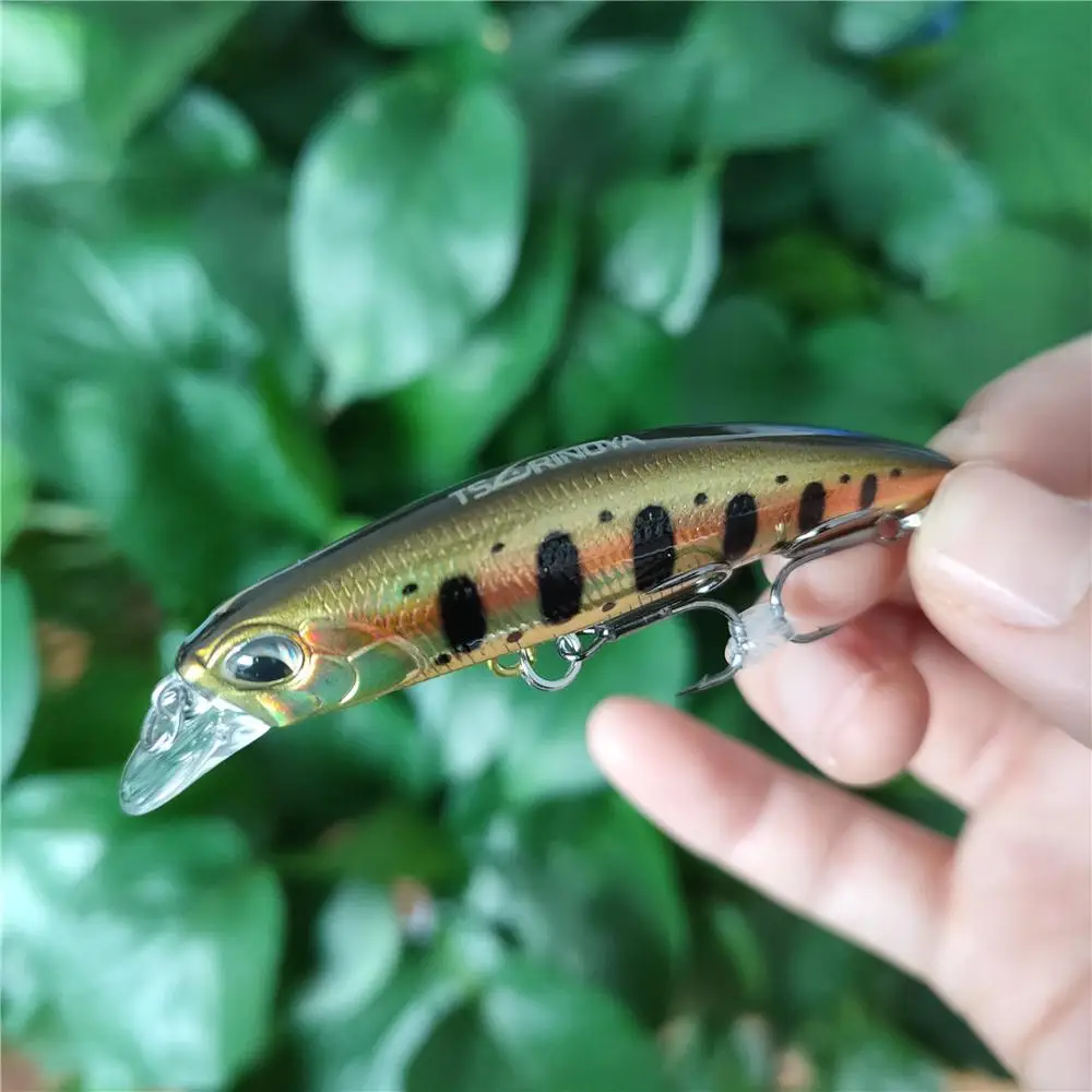 TSURINOYA-Señuelos de Pesca de 8 piezas, Minnow DW67, 60mm, 6g, Lucio, Minnow, manivela, Wobbler, modelo de cebos duros - imagen 2