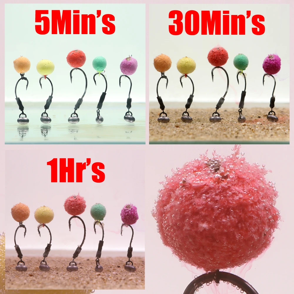 Bimoo-señuelo de pesca de carpa para el cabello, 12mm, 14mm, 6 sabores - imagen 5