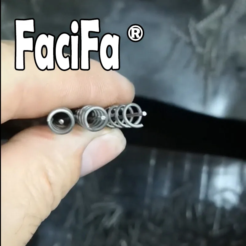 Pin de bloqueo de resorte de acero inoxidable, pasador de pesca, tornillo, gancho de manivela, bloqueo giratorio de resorte, conector de pesca giratorio, aparejos de señuelo suave - imagen 4