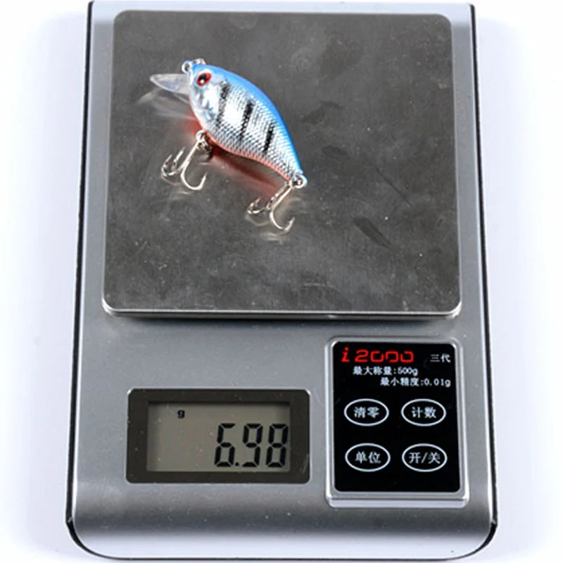 1 Uds Wobblers calidad Crankbait señuelo de Pesca de simulación 5,7 cm 7g Jerkbait cebo duro flotante lubina carpa Pesca aparejos de Pesca - imagen 3
