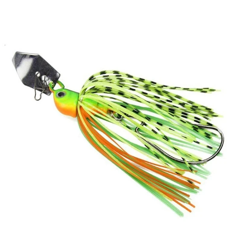 Señuelo Chatterbait giratorio con faldón – Buzzbait para lubina - imagen 3