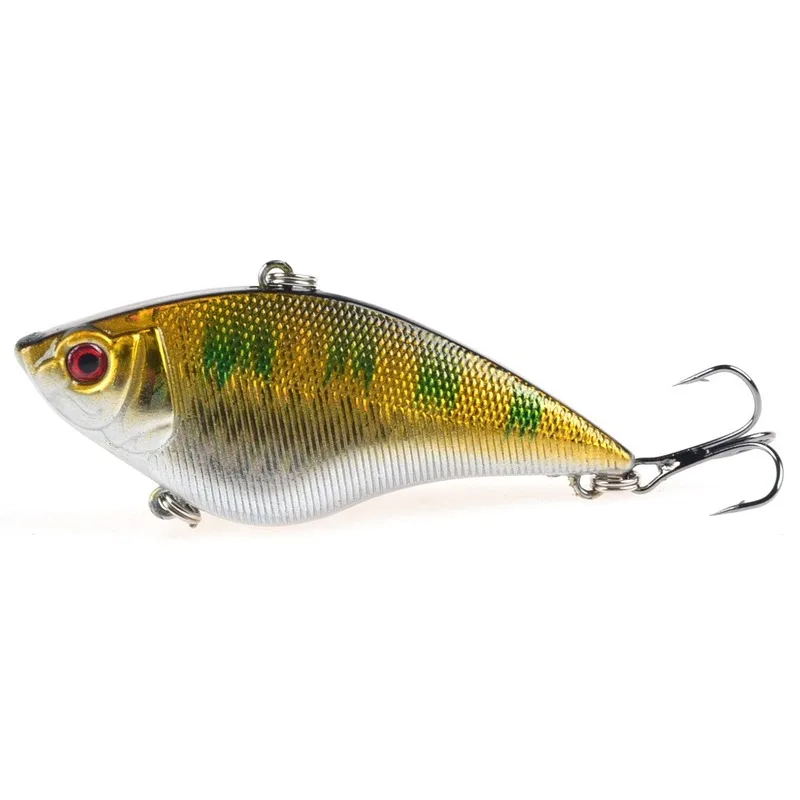 Señuelos de Pesca duros, 1 piezas, 7cm, 16G, cebo Artificial, 6 #, anzuelos triples, aparejos de pesca Crankbait de tiro largo - imagen 5