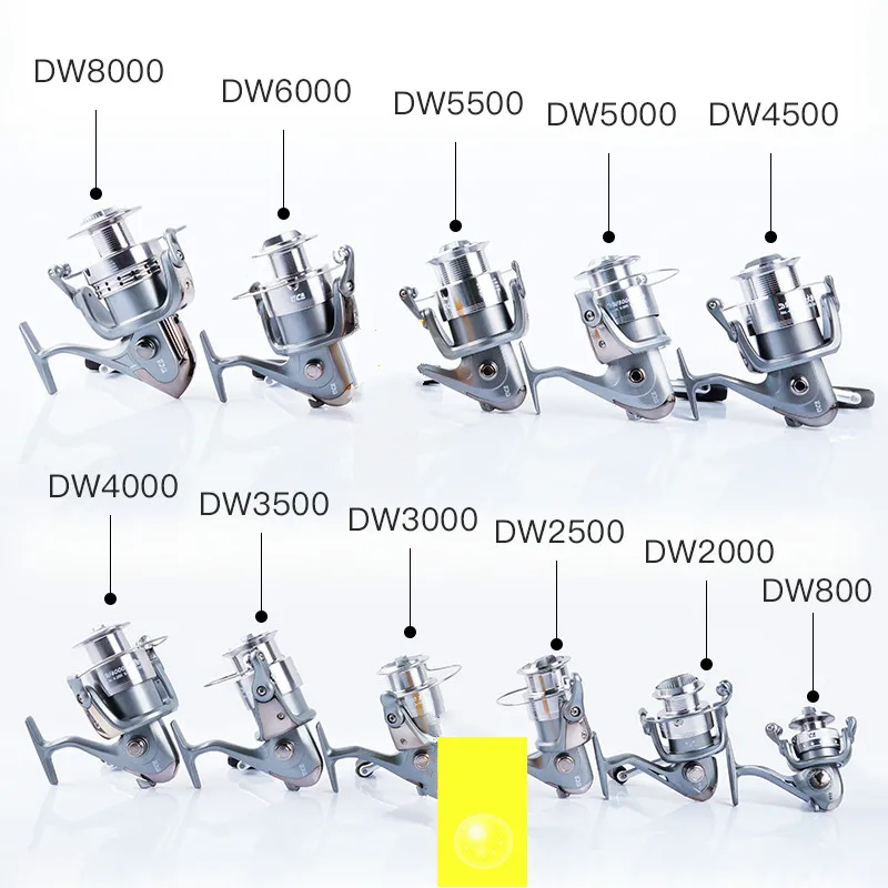 Carrete De Pesca De larga distancia, gran actualización, 11 ejes, completamente De metal, serie 800-8000, para barcos De Pesca, rueda giratoria - imagen 4